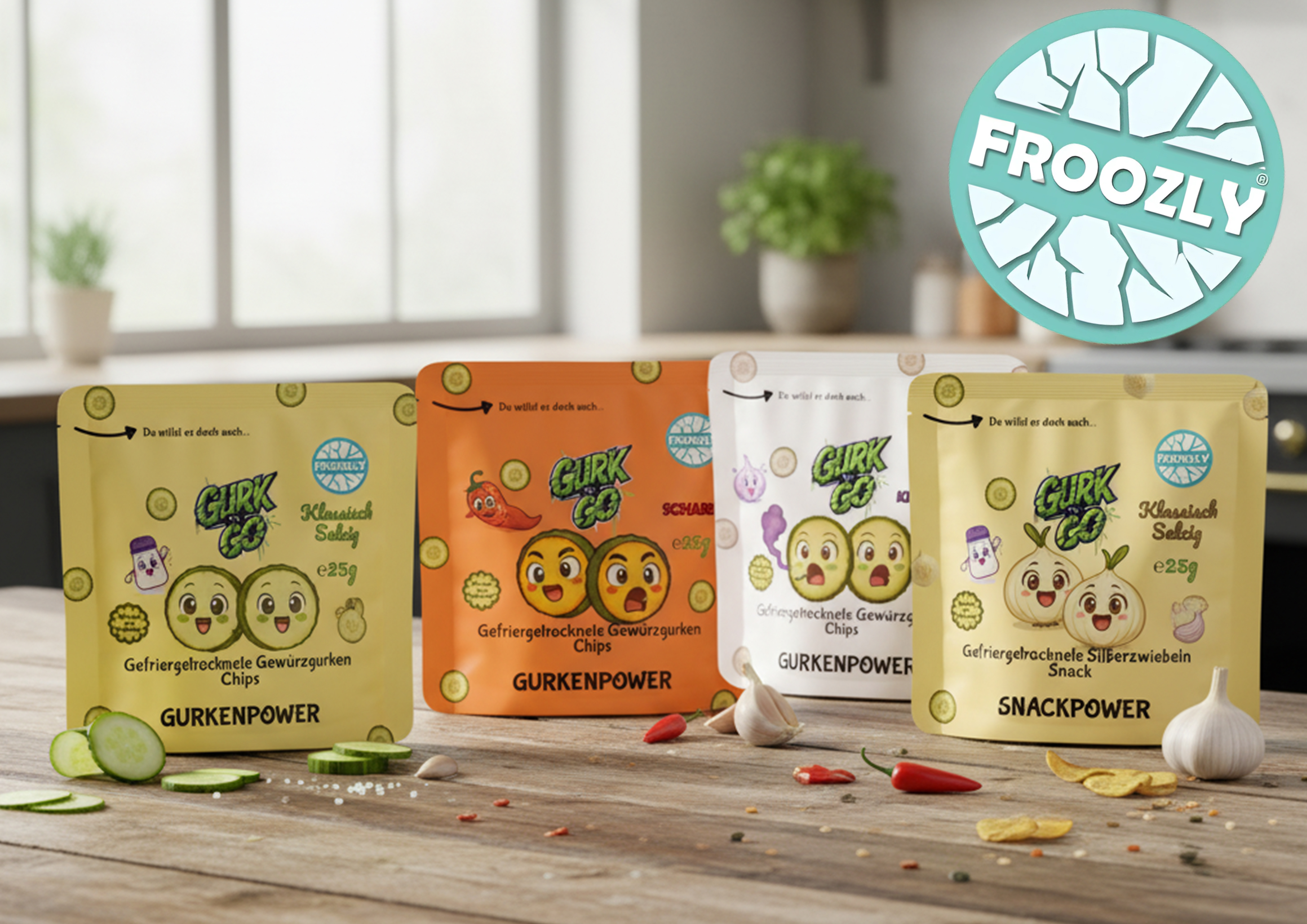 Gurk N Go - Gefriergetrocknete Gewürzgurken