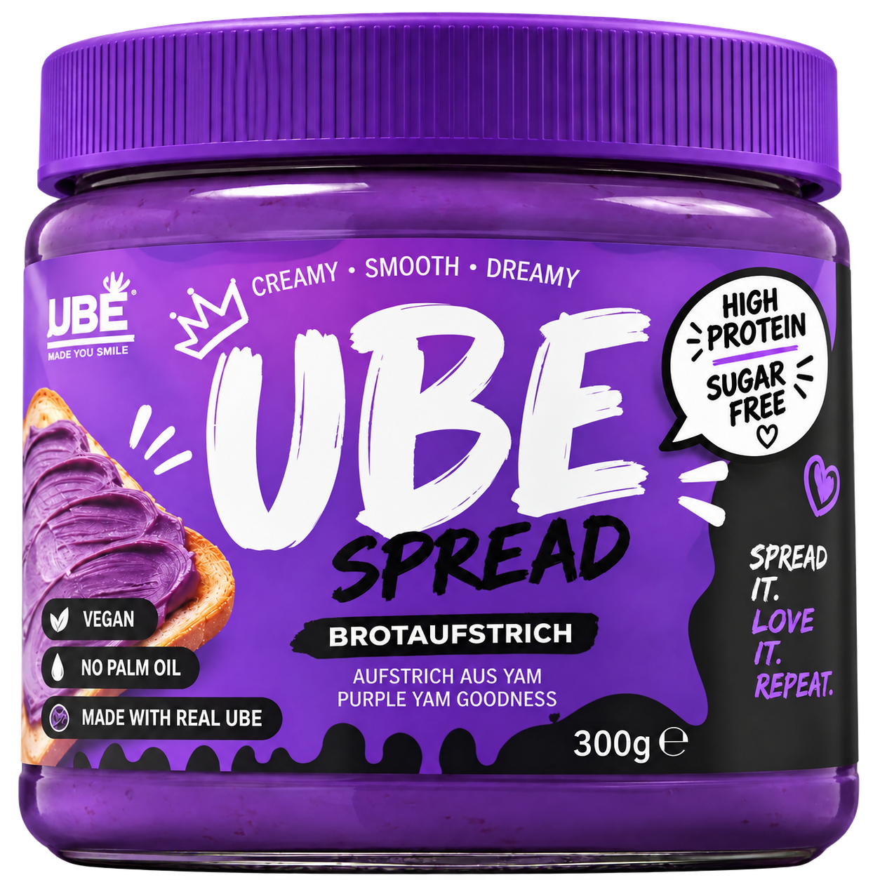 UBE - The Purple Wonder - UBE Chocolate Spread, Premium Eigenmarke mit echter Ube